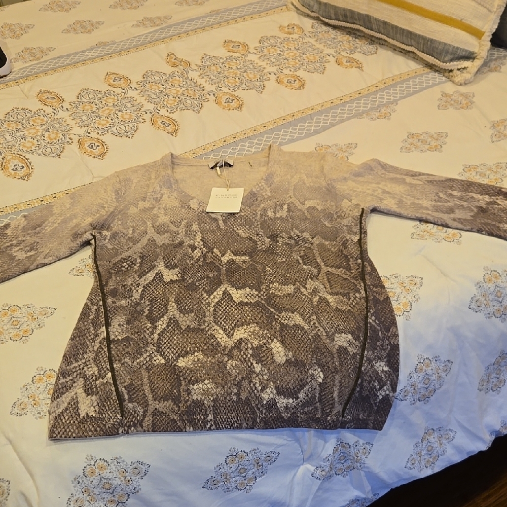 Women's Snake Print Sweater